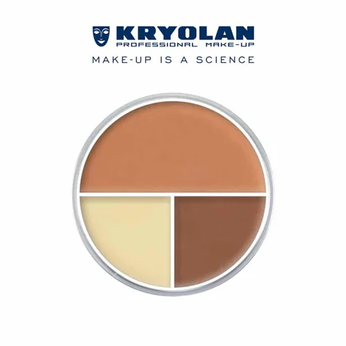 Kryolan Foundation Professional Ultra Trio Weel A - 40 G كريم أساس كريولان بروفيشنال ألترا تريو ويل إيه 40 غرام - الصورة 1