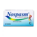 Nospasm Hyoscine Butylbromide 10 mg 30 Tablets