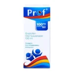 Prof Ibuprofen Suspension 100 ml