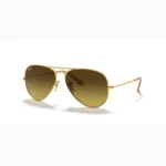 Ray-Ban Aviator Gradient Brown Sunglasses Unisex RB3025 - Image 2