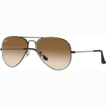 ⁦Ray-Ban Aviator Sunglasses Black Brown Unisex 0RB3025⁩ - الصورة ⁦2⁩