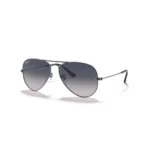 ⁦Ray-Ban Aviator Sunglasses Blue Gray Unisex RB3025⁩ - الصورة ⁦2⁩