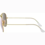 ⁦Ray-Ban Aviator Sunglasses Gray Reflective Unisex RB3025⁩ - الصورة ⁦2⁩