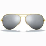 ⁦Ray-Ban Aviator Sunglasses Gray Reflective Unisex RB3025⁩ - الصورة ⁦3⁩