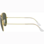 ⁦Ray-Ban Aviator Sunglasses Green Gold Unisex RB3025⁩ - الصورة ⁦3⁩