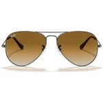 ⁦Ray-Ban Aviator Sunglasses Light Brown Unisex RB3025⁩ - الصورة ⁦6⁩