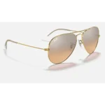 Ray-Ban Aviator Sunglasses Pink Silver Unisex RB3025