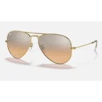 Ray-Ban Aviator Sunglasses Pink Silver Unisex RB3025 - Image 2