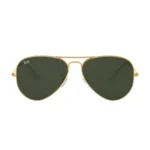 ⁦Ray-Ban Classic Sunglasses Gold Green Unisex RB3025⁩ - الصورة ⁦2⁩
