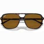 ⁦Ray-Ban Sunglasses Brown Unisex RB2205⁩ - الصورة ⁦3⁩