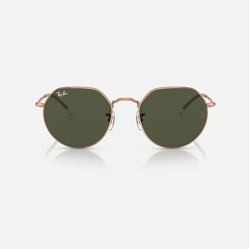 Ray-Ban Unisex Jack Sunglasses Rose Gold RB3565 (1) Ray-Ban Unisex Jack Sunglasses Rose Gold RB3565 - الصورة 1
