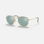 Ray-Ban Unisex hexagon sunglasses Silver RB3548N - Image 2