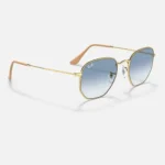 Ray-Ban Unisex hexagonal sunglasses Blue RB3548 - Image 4