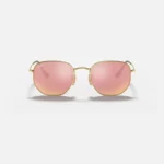 Ray-Ban Unisex hexagonal sunglasses Bronze RB3548N