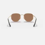 ⁦Ray-Ban Unisex hexagonal sunglasses Bronze RB3548N⁩ - الصورة ⁦3⁩