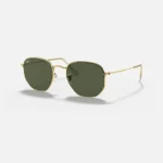 ⁦Ray-Ban Unisex hexagonal sunglasses Green RB3548⁩ - الصورة ⁦2⁩