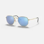 Ray-Ban Unisex hexagonal sunglasses Light Blue RB3548N - Image 2