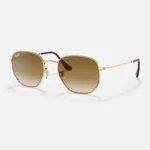 Ray-Ban Unisex hexagonal sunglasses Light Brown RB3548