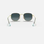Ray-Ban Unisex hexagonal sunglasses blue gradient RB3548N - Image 4