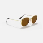 ⁦Ray-Ban Unisex hexagonal sunglasses brown RB3548N⁩ - الصورة ⁦4⁩