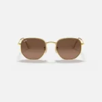 Ray-Ban Unisex hexagonal sunglasses brown gradient RB3548N
