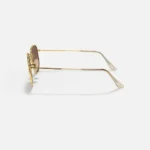 ⁦Ray-Ban Unisex hexagonal sunglasses brown gradient RB3548N⁩ - الصورة ⁦4⁩
