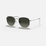 ⁦Ray-Ban Unisex hexagonal sunglasses dark grey RB3548N⁩ - الصورة ⁦4⁩