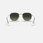⁦Ray-Ban Unisex hexagonal sunglasses grey gradient RB3548N⁩ - الصورة ⁦2⁩
