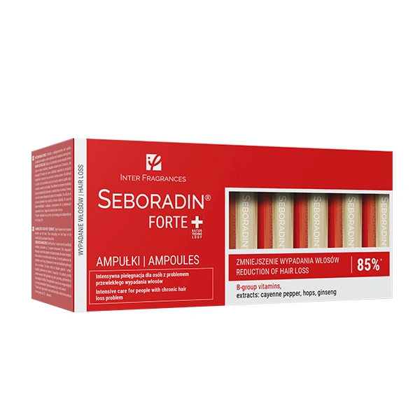 أمبولات سيبورادين فورت المضادة لتساقط الشعر، 14 × 5.5 مل أمبولات سيبورادين فورت المضادة لتساقط الشعر، 14 × 5.5 مل - الصورة 1