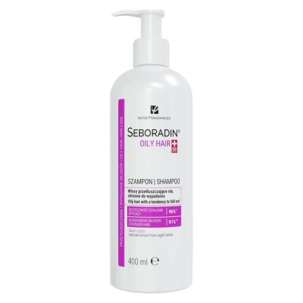 Seboradin Oily Hair Shampoo 400 ml 1 شامبو سيبورادين للشعر الدهني 400 مل - الصورة 1