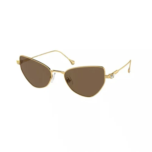 Swarovski Sunglasses Brown Women SK 7011 (1) Swarovski Sunglasses Brown Women SK7011 - الصورة 1