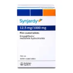 Synjardy 12.5,1000 mg Empagliflozin Metformin Tablets 60 Tablets