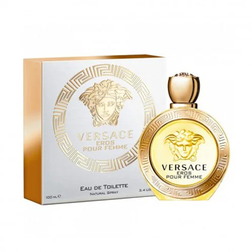 Versace Eros Pour Femme Eau de Toilette for women 100 ml (1) Versace Eros Pour Femme Eau de Toilette for Women 100 ml - الصورة 1