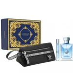 Versace Pour Homme Eau de Toilette Set 100ml + Sample Bag - 10ml + Handbag