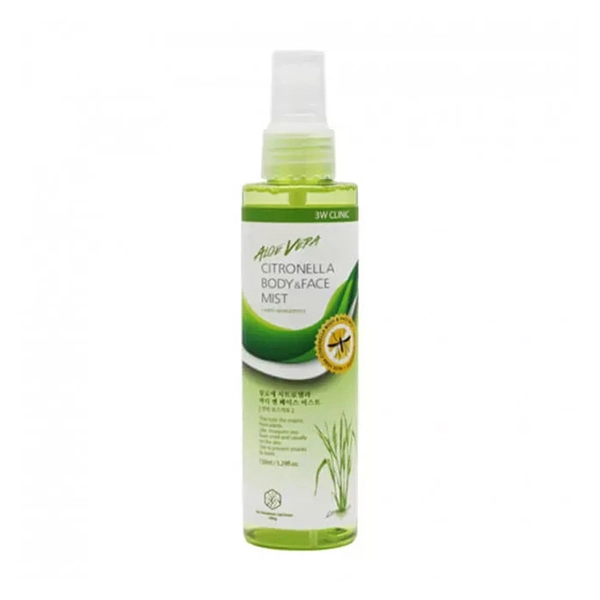 3W Clinic Aloe Vera and Citronella Body and Face Mist 150ml 3W Clinic Aloe Vera and Citronella Body and Face Mist 150ml - Image 1