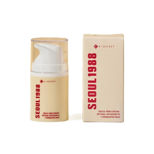 K SECRET Seoul Cream 1988 Retinal Liposomal 1_, Fermented Rice 50ml 1 K-Secret Seoul Cream 1988 Retinal Liposomal 1%, Fermented Rice 50ml - Image 1