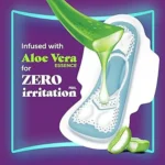 Always Cool and Dry Feminine Pads With Aloe Vera, Maxi Thick Large ,10 pcs - Image 2