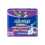 Always Cool and Dry Feminine Pads With Aloe Vera, Maxi Thick Large ,30 pcs