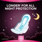 Always Dreamzz Night Cotton Soft Feminine Pads,Maxi Thick long,48 pcs - Image 3