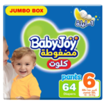 BabyJoy Culotte Box Size (6) Large 64 pcs Upto 23kg