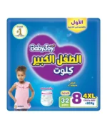 BabyJoy Culotte Giant Pack Size 8 4XL 32 pcs Upto +20kg