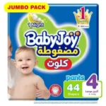 BabyJoy Pants Size (4) Large Jumbo Pack 44 pcs Upto 14kg