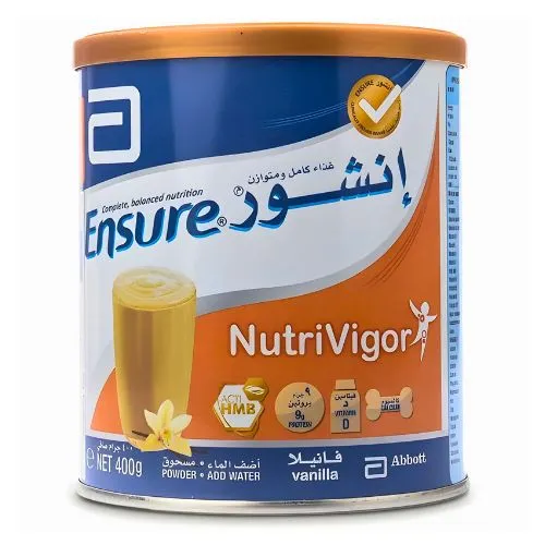 Ensure Nitrovigor Vanilla Flavor Milk 400g Ensure Nitrovigor Vanilla Flavor Milk 400g - Image 1