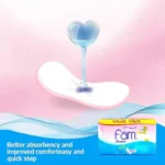 Fam Comfort Natural Cotton Feel without wings Feminine Pads,Super,50 pcs - Image 3