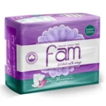 Fam Natural Cotton Feel Feminine Pads,Normal,30 pcs