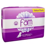 Fam Natural Cotton Feel Feminine Pads,Super,41 pcs (+9 free)