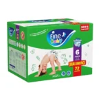 Fine Baby Double Lock Diapers, Size 6, 72 pcs