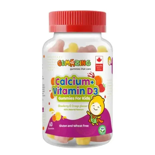 GUMAZING Children_s Vitamin Calcium and Vitamin D3, 60 Tablets 1 GUMAZING Children's Vitamin Calcium and Vitamin D3, 60 Tablets - Image 1