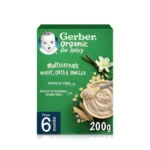 Gerber Cereal Wheat Flour, Oats & Vanilla, 200g
