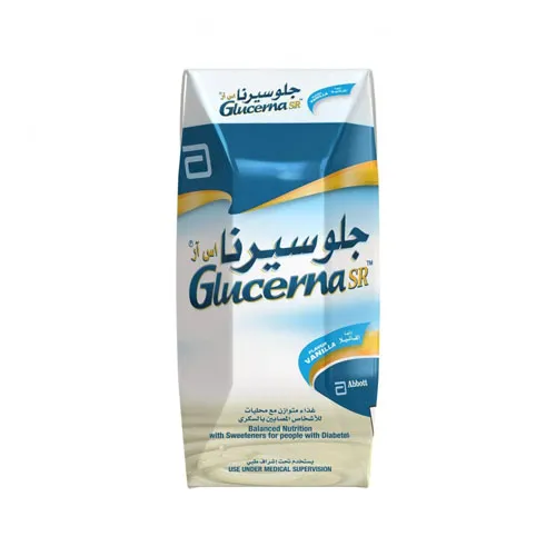 Glycerna SR Liquid Milk for Diabetics, Vanilla Flavor, 200ml Glycerna SR Liquid Milk for Diabetics, Vanilla Flavor, 200ml - الصورة 1